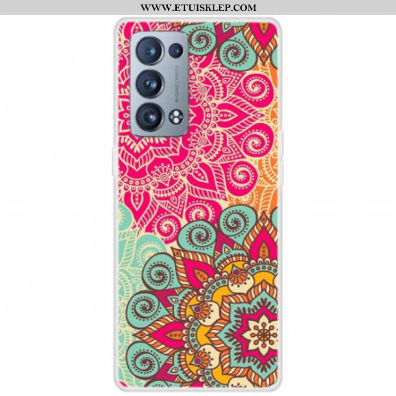 Etui do Oppo Reno 6 Pro 5G Neonowa Mandala